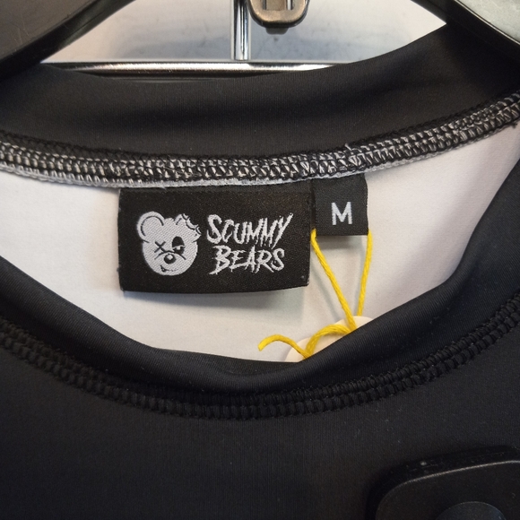 Scummy Bears Figure T.G.I.F. horror queen athleisure stretch top! - Picture 3 of 10